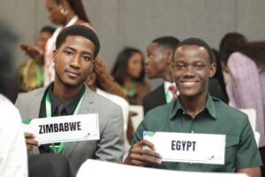 Egyptian and Zimbabwean delegates during the SOCHUM session at LTMUN 2026.